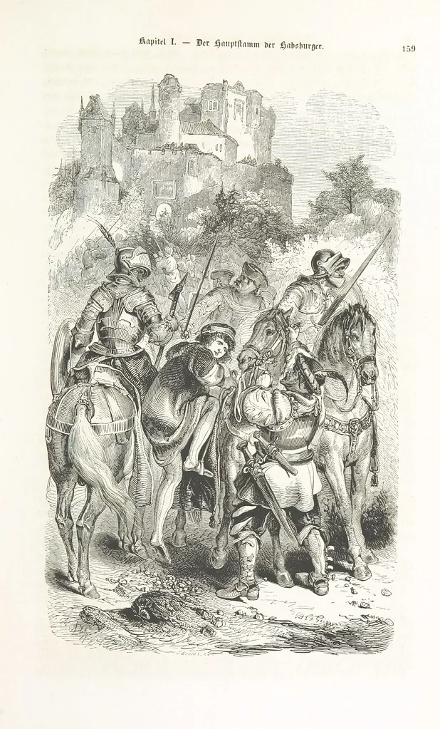 An illustration from Geschichte der Stadt Wien. Illustrirt von L. F. Schnorr, etc, 1847, leaf 177