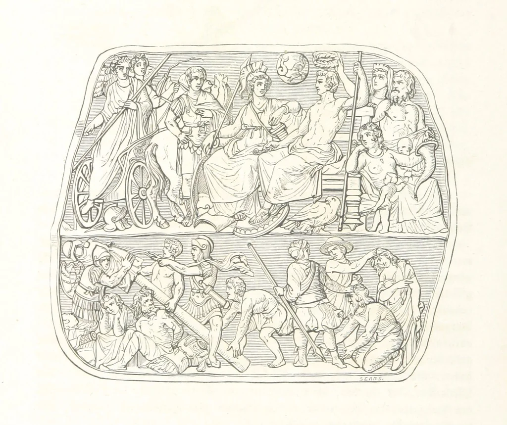 An illustration from Geschichte der Stadt Wien. Illustrirt von L. F. Schnorr, etc, 1847, leaf 24
