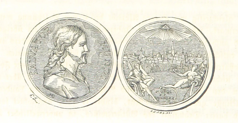 An illustration from Geschichte der Stadt Wien. Illustrirt von L. F. Schnorr, etc, 1847, leaf 240