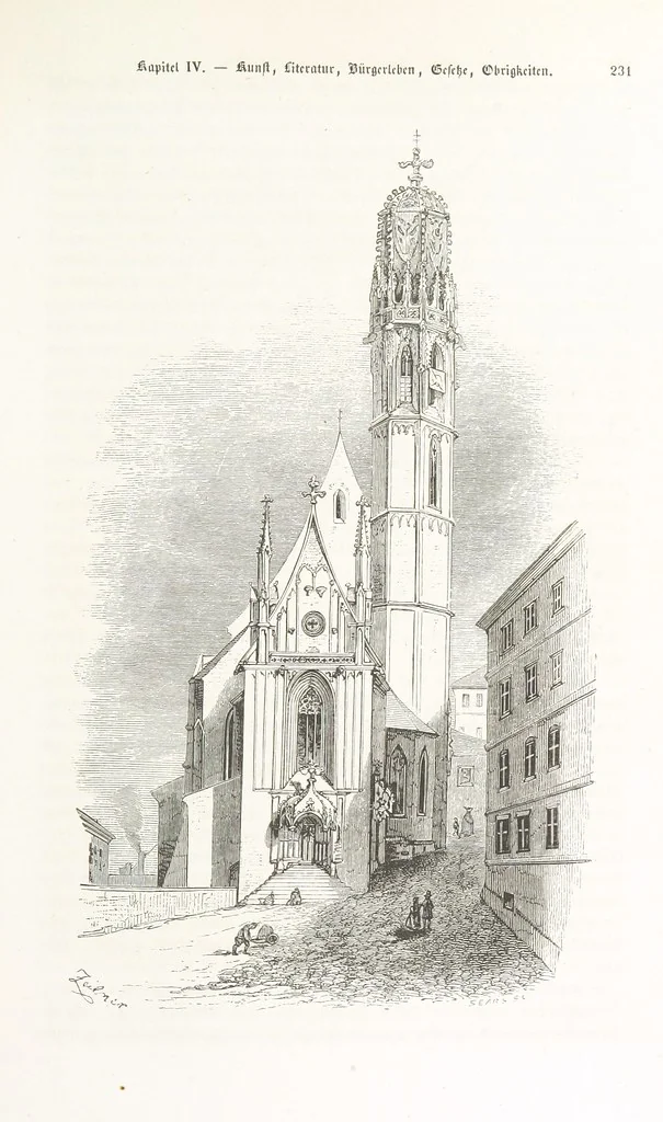 An illustration from Geschichte der Stadt Wien. Illustrirt von L. F. Schnorr, etc, 1847, leaf 249
