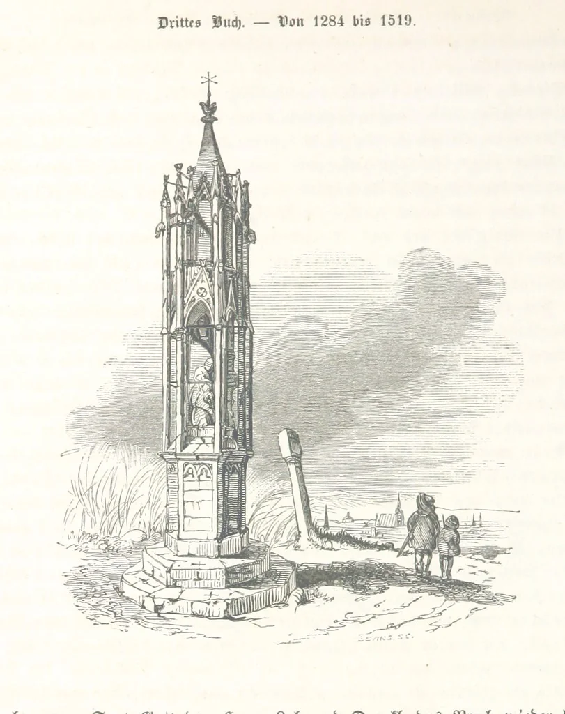 An illustration from Geschichte der Stadt Wien. Illustrirt von L. F. Schnorr, etc, 1847, leaf 256