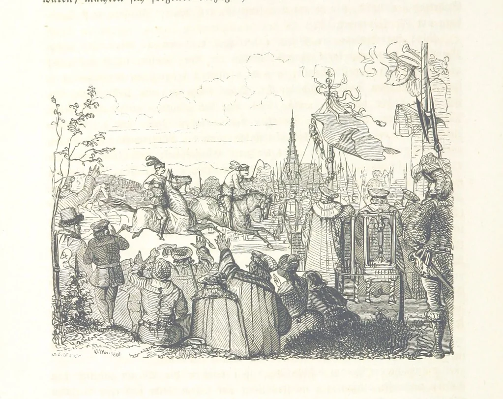 An illustration from Geschichte der Stadt Wien. Illustrirt von L. F. Schnorr, etc, 1847, leaf 286