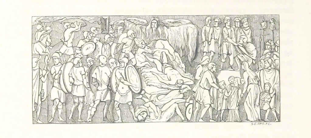 An illustration from Geschichte der Stadt Wien. Illustrirt von L. F. Schnorr, etc, 1847, leaf 30