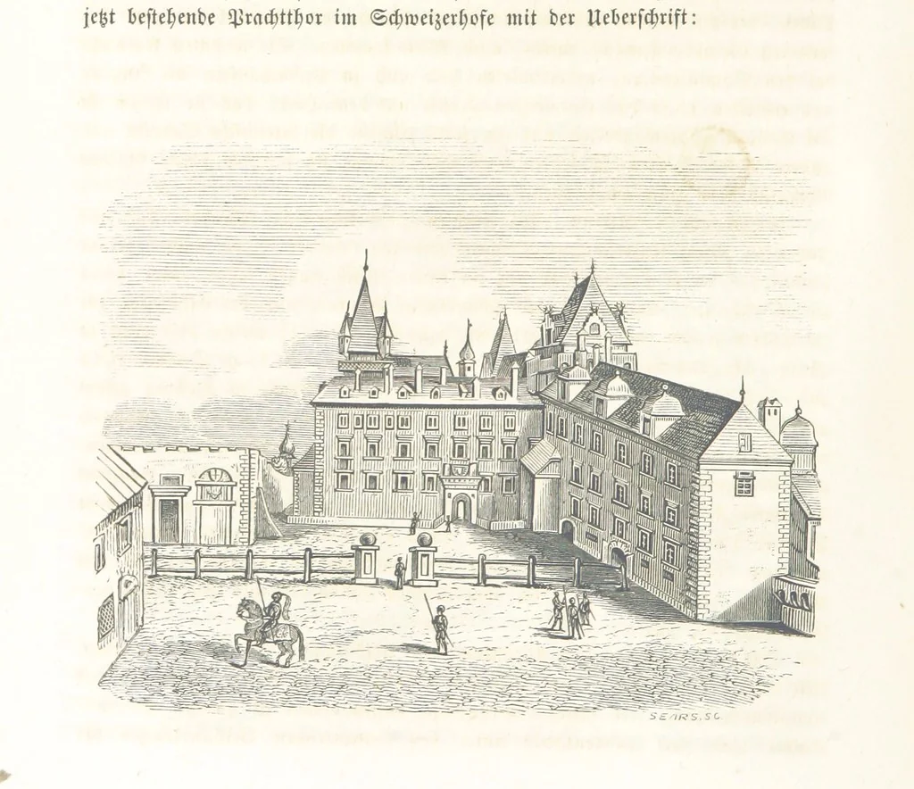 An illustration from Geschichte der Stadt Wien. Illustrirt von L. F. Schnorr, etc, 1847, leaf 328