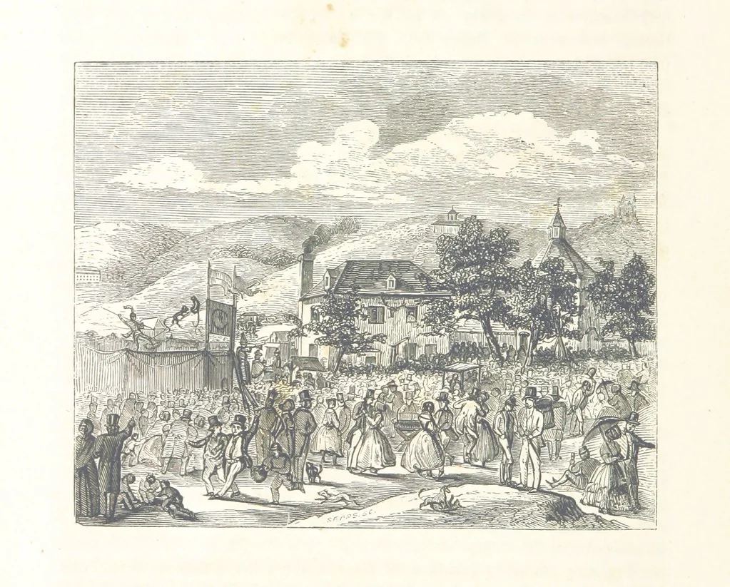 An illustration from Geschichte der Stadt Wien. Illustrirt von L. F. Schnorr, etc, 1847, leaf 344
