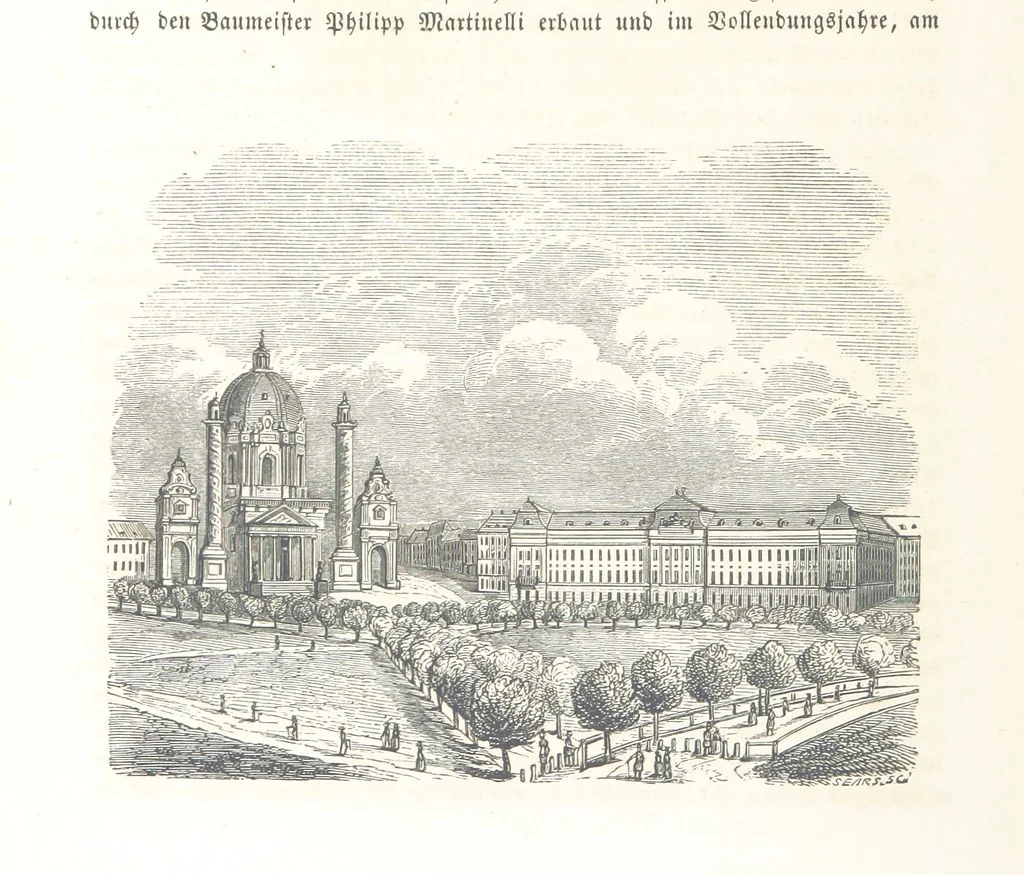 An illustration from Geschichte der Stadt Wien. Illustrirt von L. F. Schnorr, etc, 1847, leaf 382