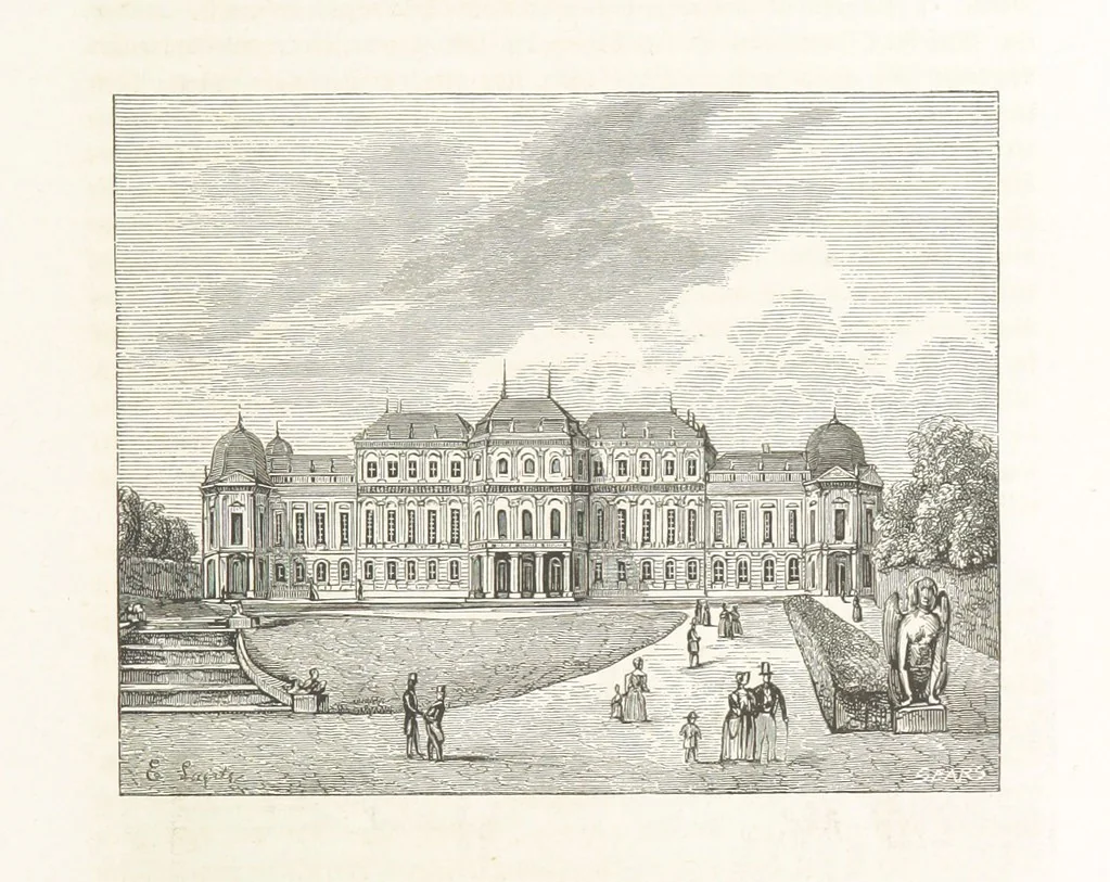 An illustration from Geschichte der Stadt Wien. Illustrirt von L. F. Schnorr, etc, 1847, leaf 385