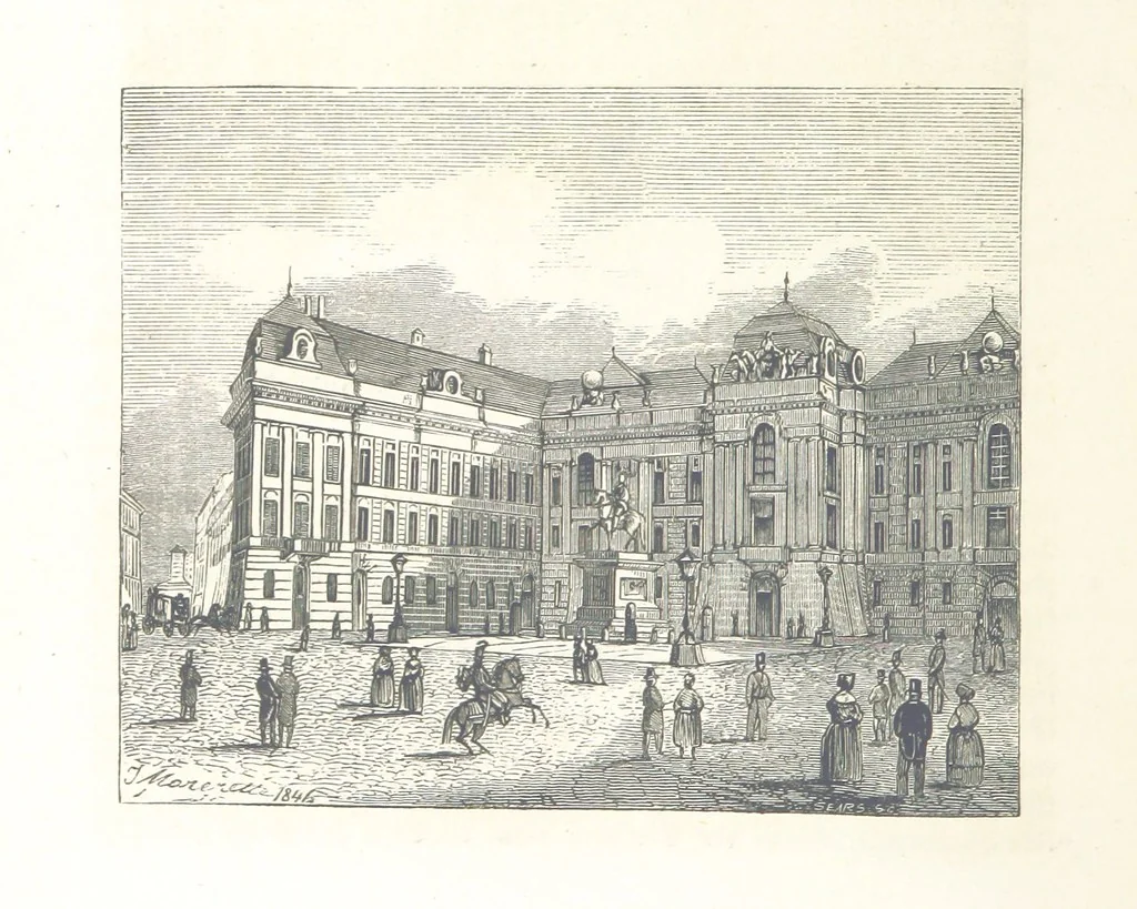 An illustration from Geschichte der Stadt Wien. Illustrirt von L. F. Schnorr, etc, 1847, leaf 386