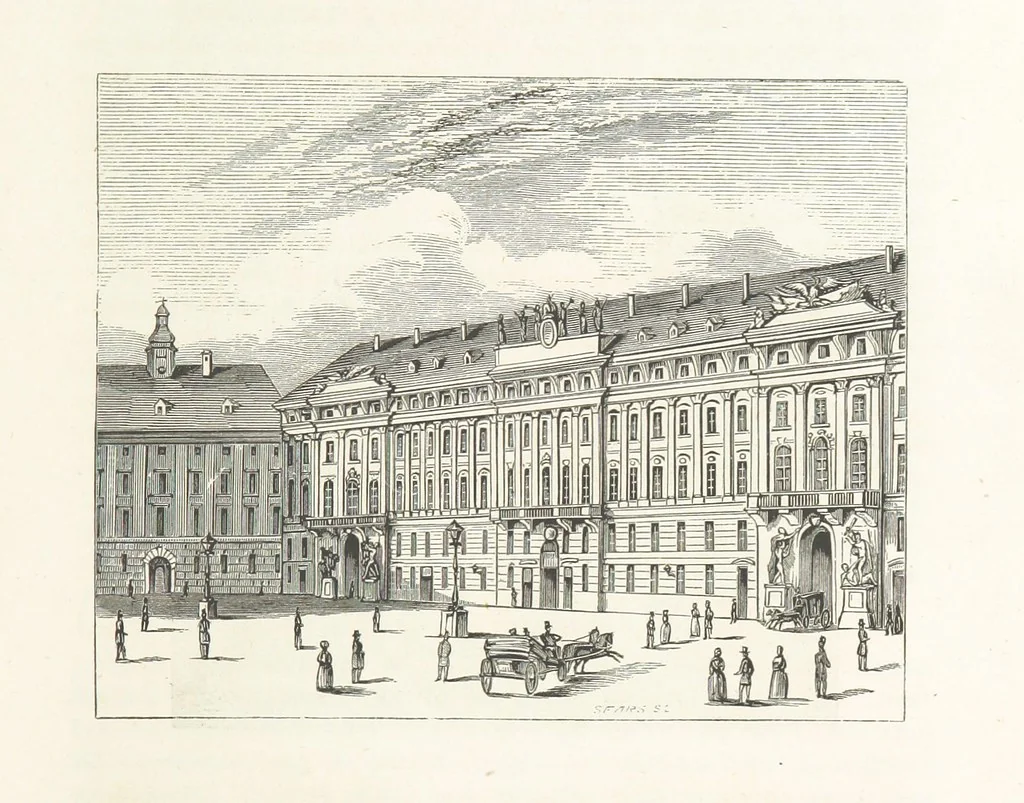 An illustration from Geschichte der Stadt Wien. Illustrirt von L. F. Schnorr, etc, 1847, leaf 387