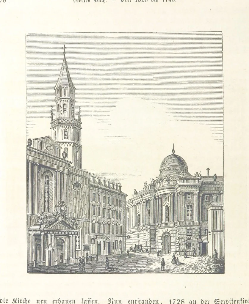 An illustration from Geschichte der Stadt Wien. Illustrirt von L. F. Schnorr, etc, 1847, leaf 388