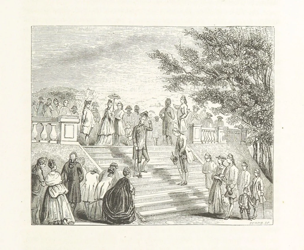 An illustration from Geschichte der Stadt Wien. Illustrirt von L. F. Schnorr, etc, 1847, leaf 437