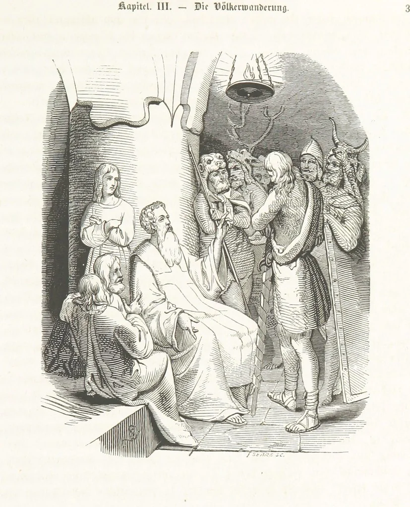 An illustration from Geschichte der Stadt Wien. Illustrirt von L. F. Schnorr, etc, 1847, leaf 49