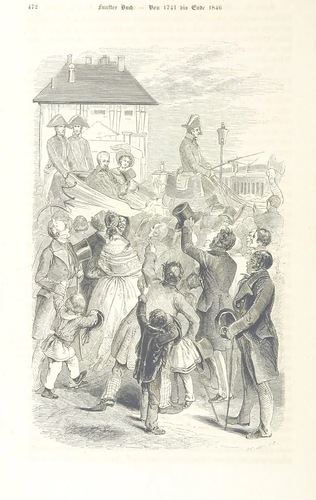 An illustration from Geschichte der Stadt Wien. Illustrirt von L. F. Schnorr, etc, 1847, leaf 490
