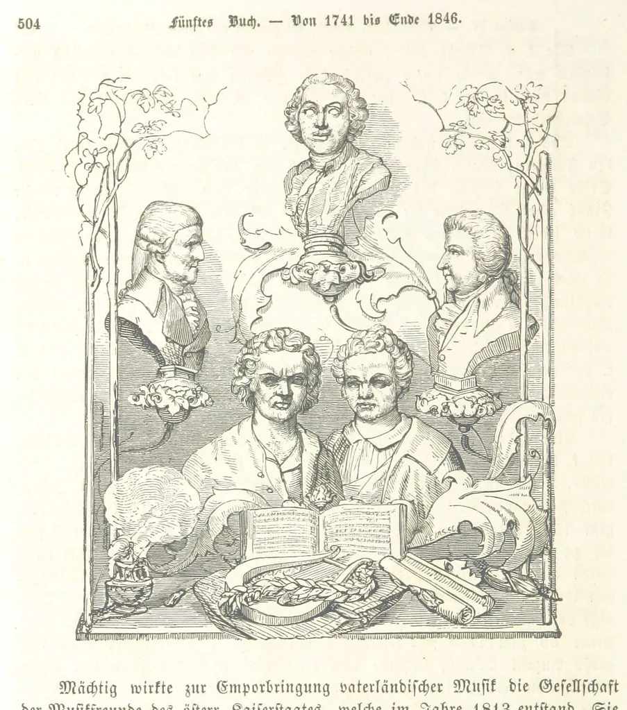 An illustration from Geschichte der Stadt Wien. Illustrirt von L. F. Schnorr, etc, 1847, leaf 522
