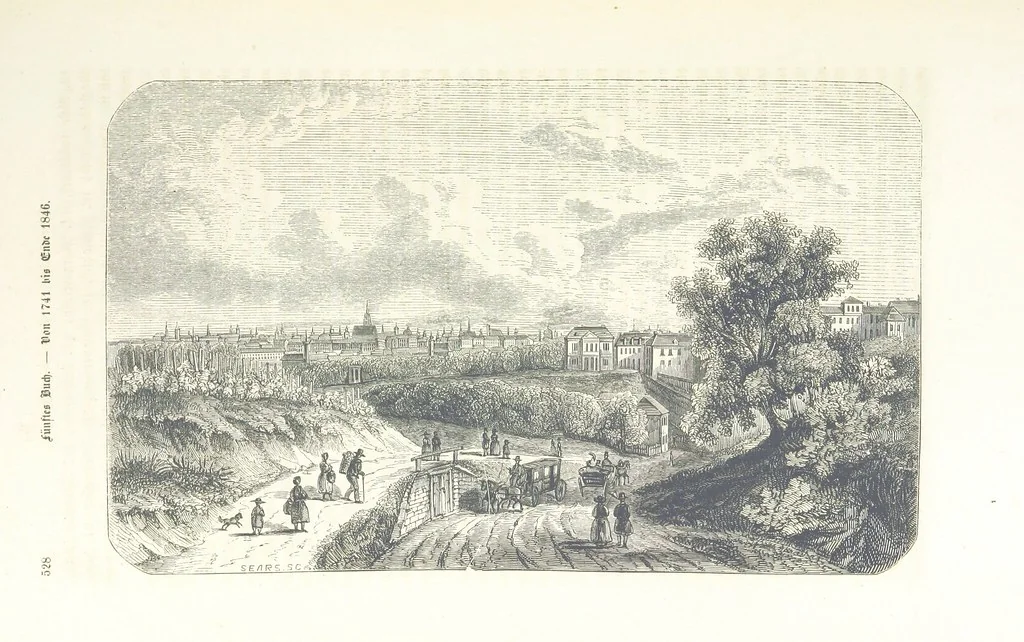 An illustration from Geschichte der Stadt Wien. Illustrirt von L. F. Schnorr, etc, 1847, leaf 546