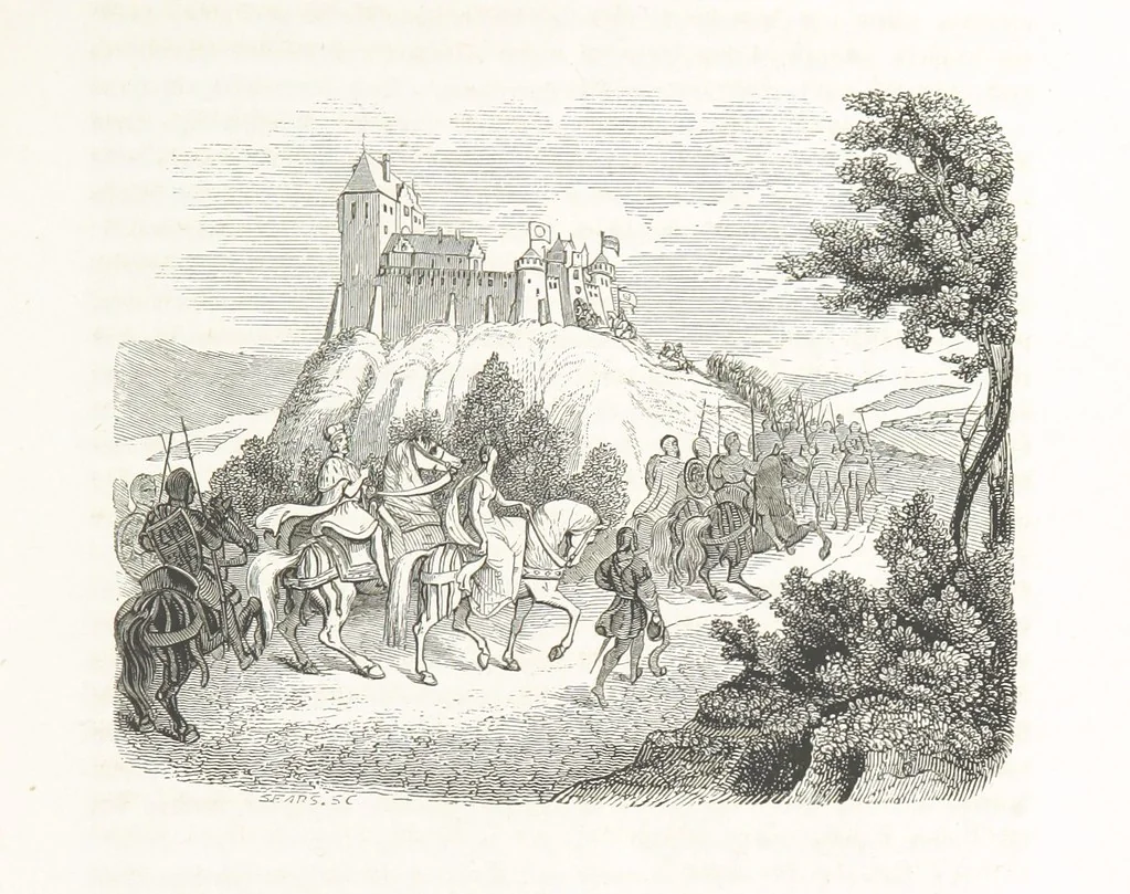 An illustration from Geschichte der Stadt Wien. Illustrirt von L. F. Schnorr, etc, 1847, leaf 77