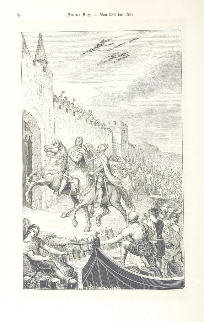 An illustration from Geschichte der Stadt Wien. Illustrirt von L. F. Schnorr, etc, 1847, leaf 88