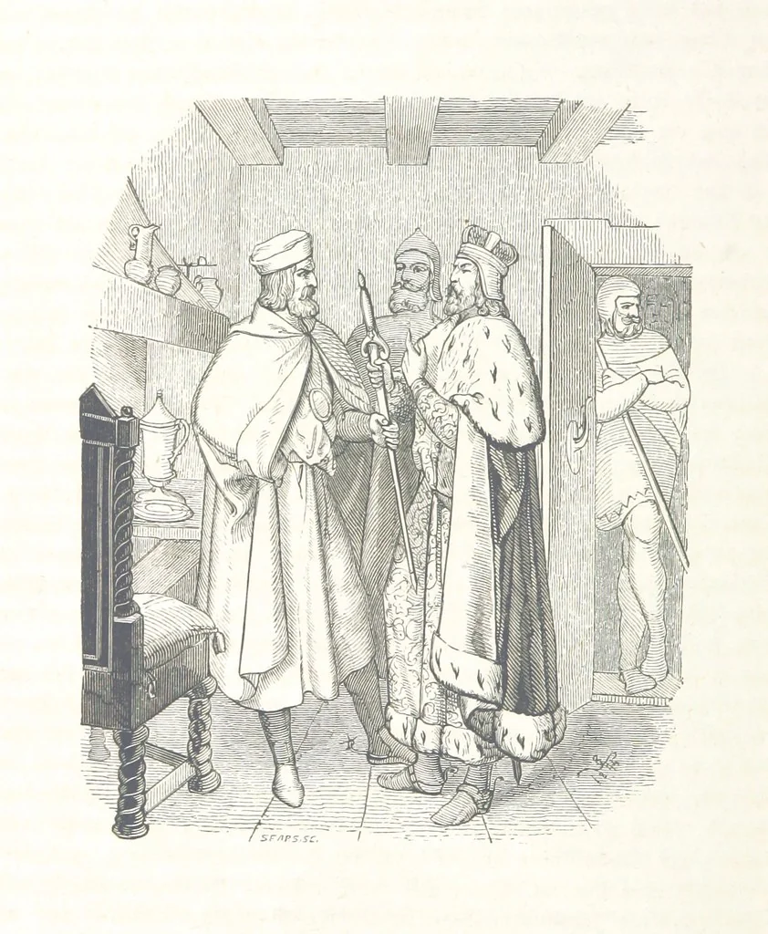An illustration from Geschichte der Stadt Wien. Illustrirt von L. F. Schnorr, etc, 1847, leaf 90