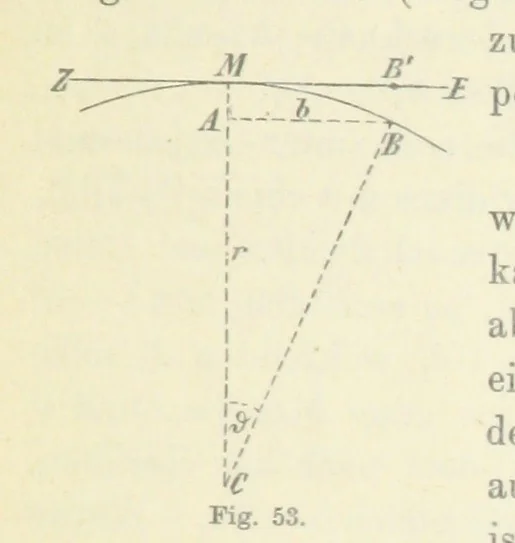 An illustration from Leitfaden der Kartenentwurfslehre ... Mit Figuren im Text und einer lithographischen Tafel, 1884, leaf 75