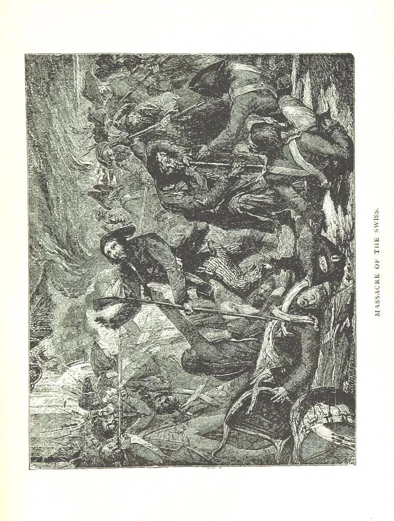 An illustration from A short history of the French Revolution, for young people, etc, 1880, leaf 423