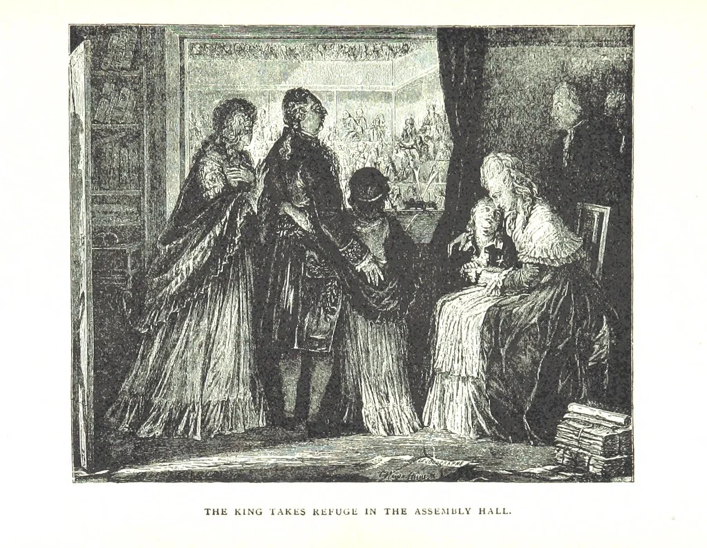 An illustration from A short history of the French Revolution, for young people, etc, 1880, leaf 427