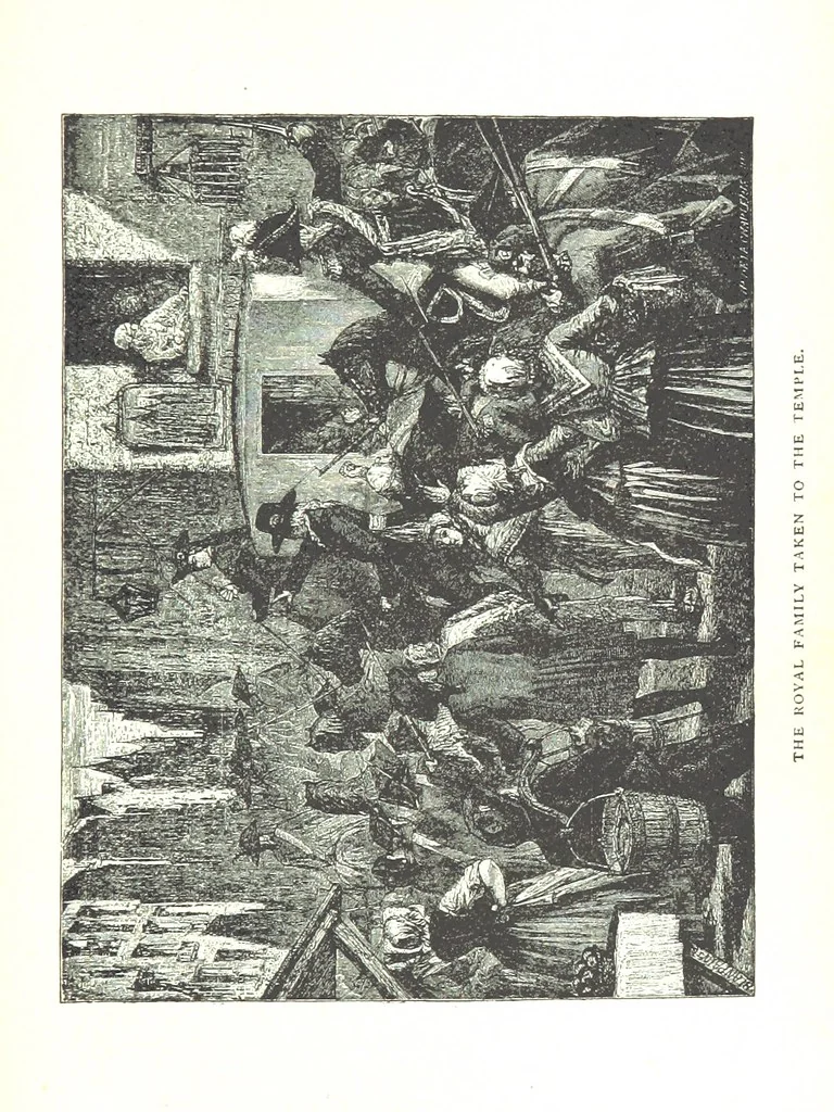 An illustration from A short history of the French Revolution, for young people, etc, 1880, leaf 435