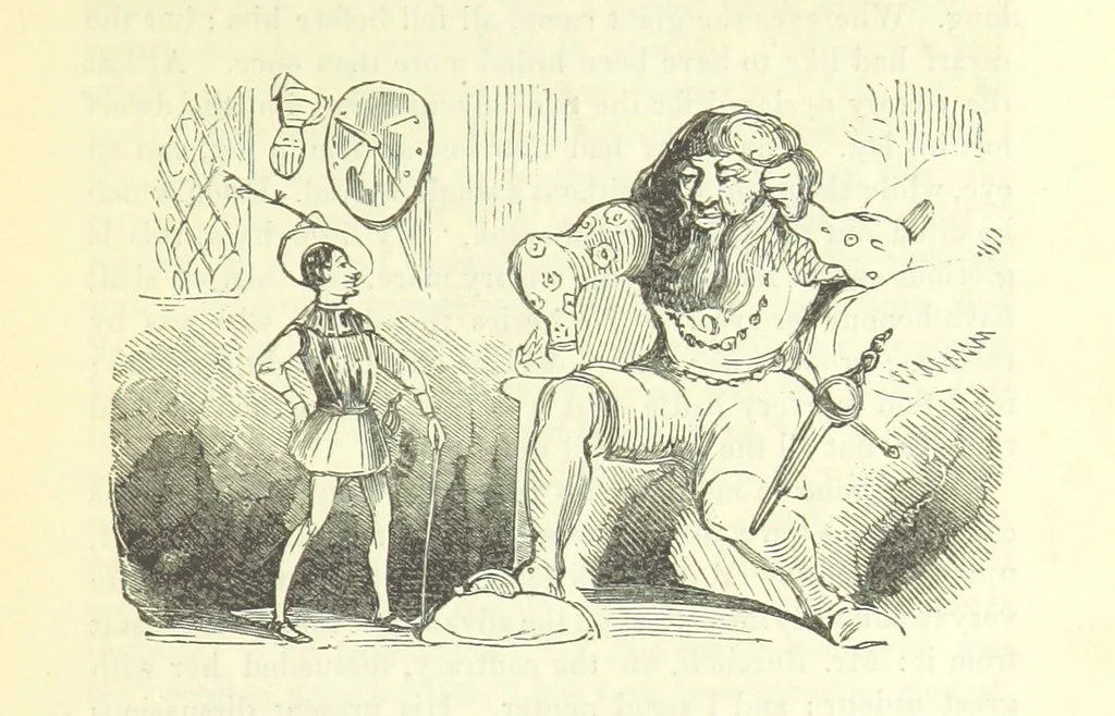 An illustration from The Vicar of Wakefield ... And a prefatory memoir by G. Moir Bussey ... Embellished with ... two hundred engravings on wood, etc, 1845, leaf 119