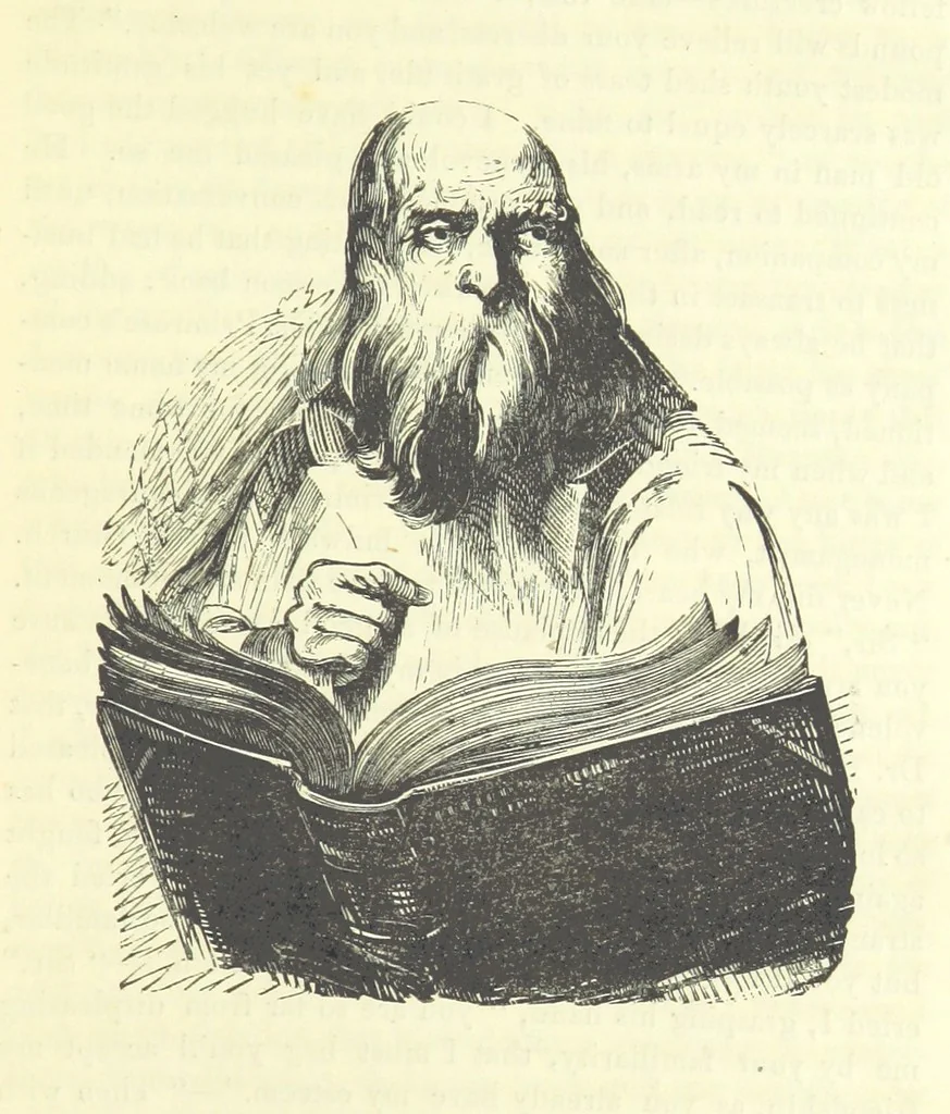 An illustration from The Vicar of Wakefield ... And a prefatory memoir by G. Moir Bussey ... Embellished with ... two hundred engravings on wood, etc, 1845, leaf 125