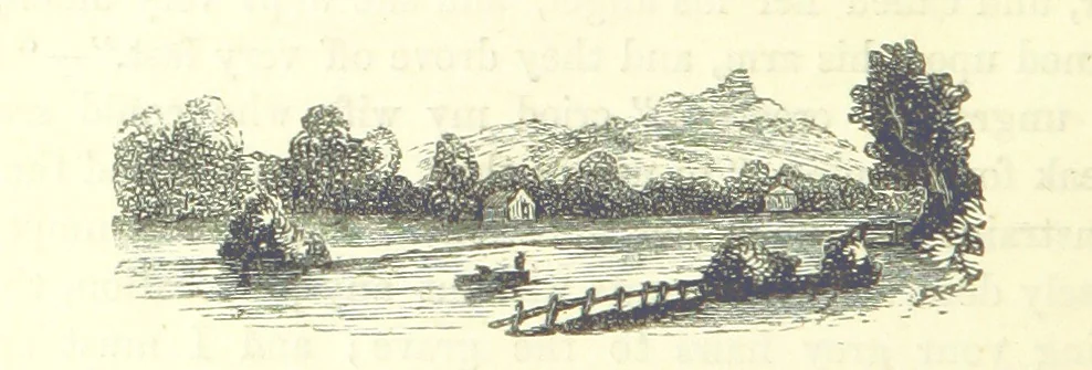 An illustration from The Vicar of Wakefield ... And a prefatory memoir by G. Moir Bussey ... Embellished with ... two hundred engravings on wood, etc, 1845, leaf 158