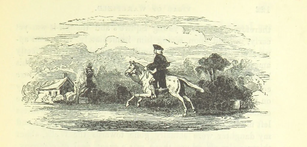 An illustration from The Vicar of Wakefield ... And a prefatory memoir by G. Moir Bussey ... Embellished with ... two hundred engravings on wood, etc, 1845, leaf 159
