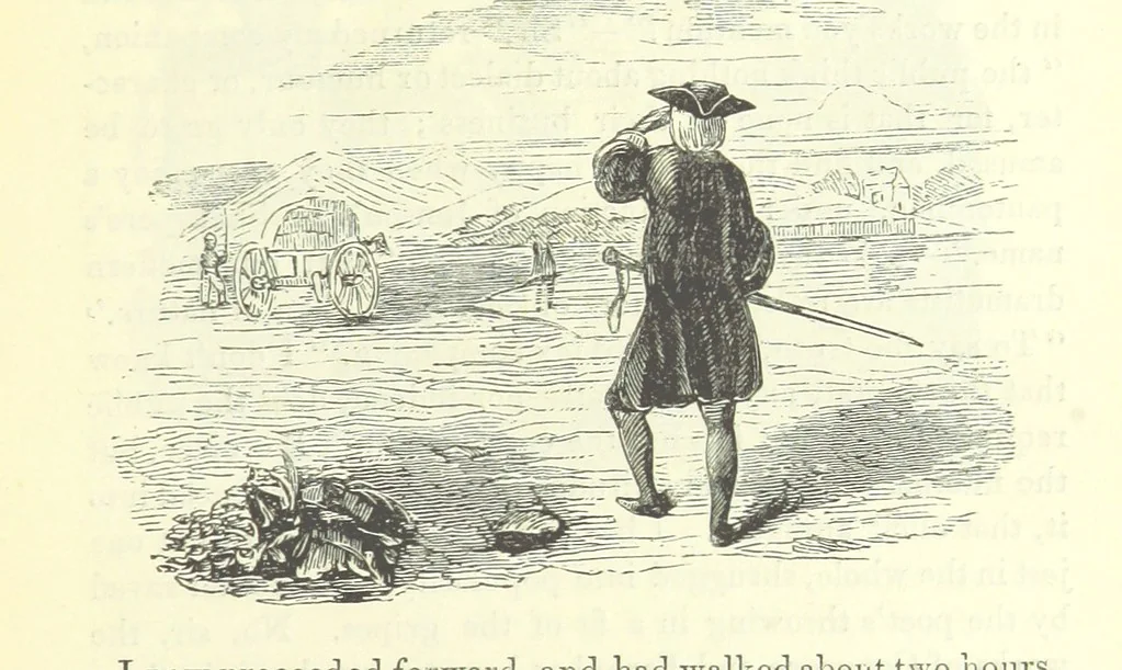 An illustration from The Vicar of Wakefield ... And a prefatory memoir by G. Moir Bussey ... Embellished with ... two hundred engravings on wood, etc, 1845, leaf 163