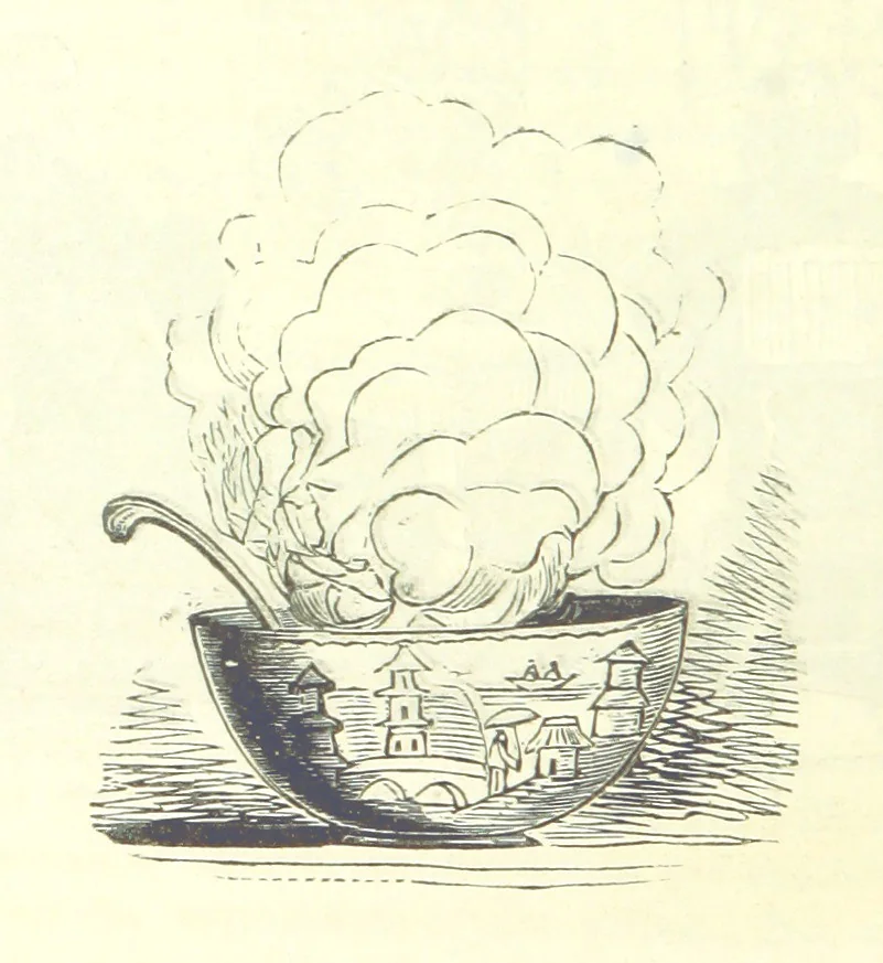 An illustration from The Vicar of Wakefield ... And a prefatory memoir by G. Moir Bussey ... Embellished with ... two hundred engravings on wood, etc, 1845, leaf 166