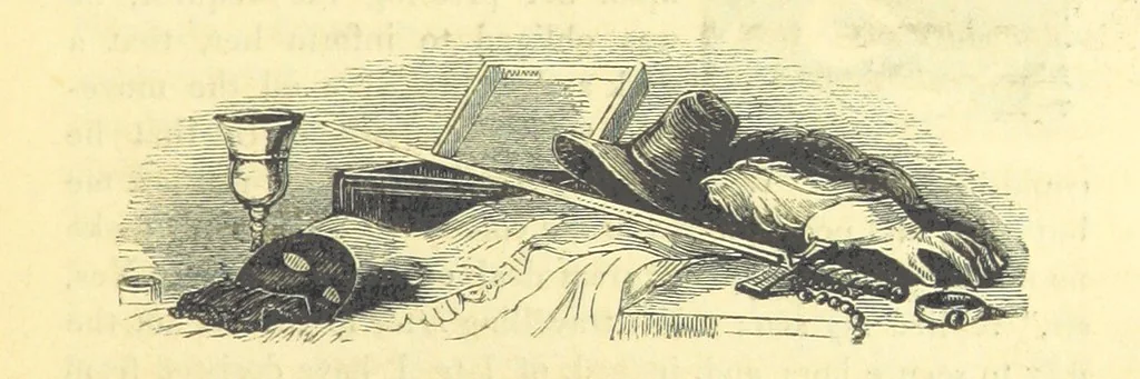 An illustration from The Vicar of Wakefield ... And a prefatory memoir by G. Moir Bussey ... Embellished with ... two hundred engravings on wood, etc, 1845, leaf 175