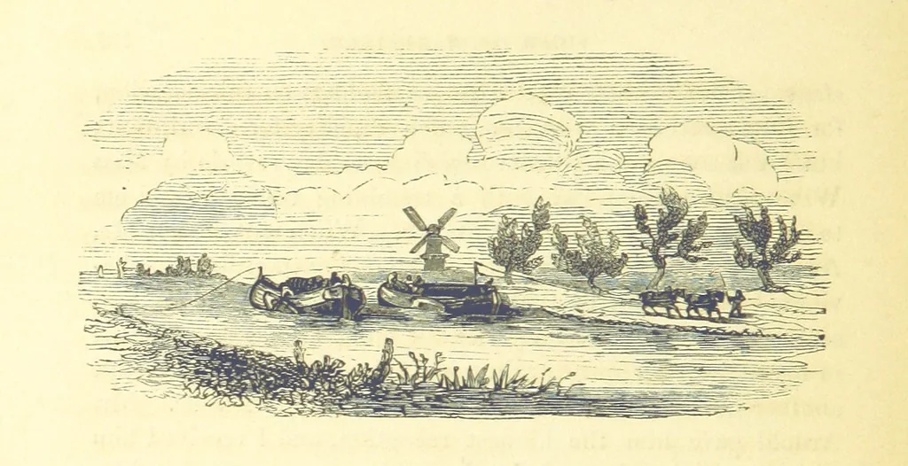 An illustration from The Vicar of Wakefield ... And a prefatory memoir by G. Moir Bussey ... Embellished with ... two hundred engravings on wood, etc, 1845, leaf 176