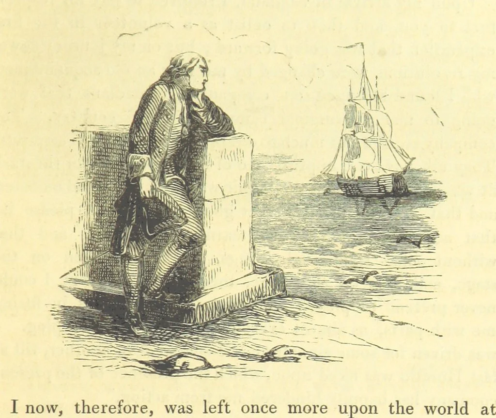 An illustration from The Vicar of Wakefield ... And a prefatory memoir by G. Moir Bussey ... Embellished with ... two hundred engravings on wood, etc, 1845, leaf 191