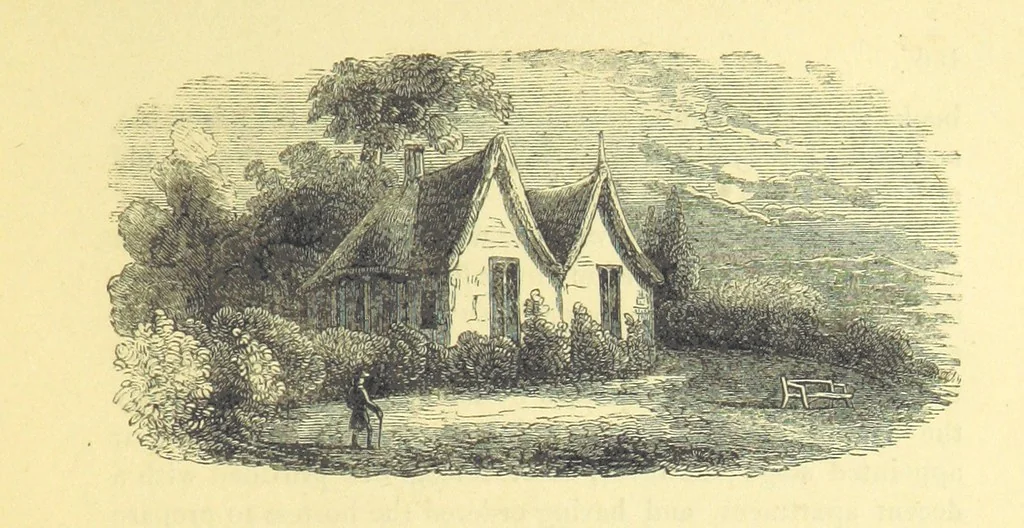 An illustration from The Vicar of Wakefield ... And a prefatory memoir by G. Moir Bussey ... Embellished with ... two hundred engravings on wood, etc, 1845, leaf 203