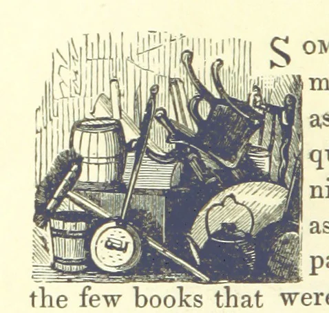 An illustration from The Vicar of Wakefield ... And a prefatory memoir by G. Moir Bussey ... Embellished with ... two hundred engravings on wood, etc, 1845, leaf 210