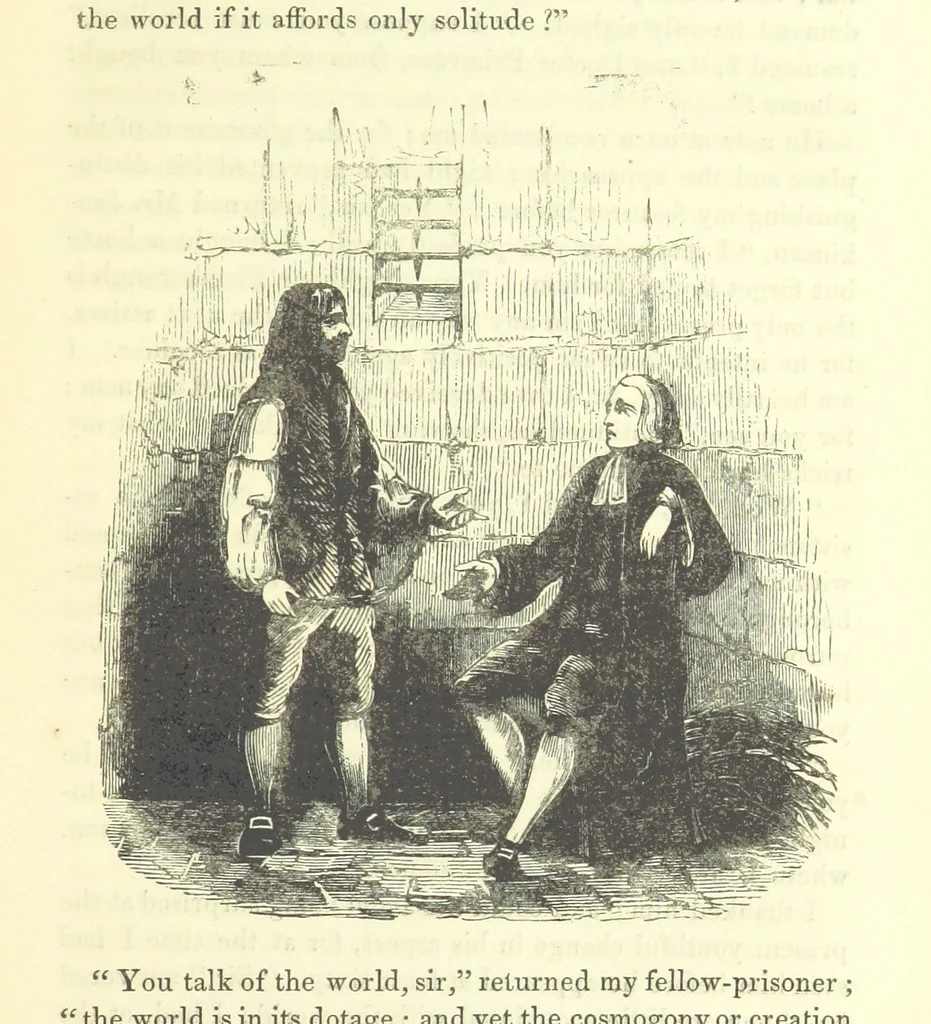 An illustration from The Vicar of Wakefield ... And a prefatory memoir by G. Moir Bussey ... Embellished with ... two hundred engravings on wood, etc, 1845, leaf 227