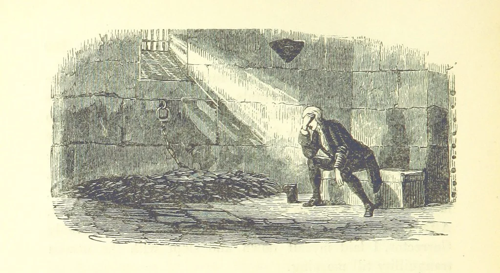 An illustration from The Vicar of Wakefield ... And a prefatory memoir by G. Moir Bussey ... Embellished with ... two hundred engravings on wood, etc, 1845, leaf 230
