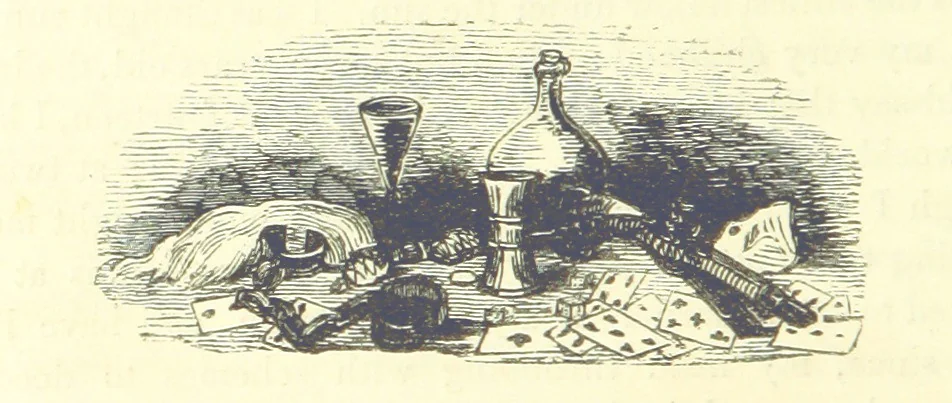 An illustration from The Vicar of Wakefield ... And a prefatory memoir by G. Moir Bussey ... Embellished with ... two hundred engravings on wood, etc, 1845, leaf 238