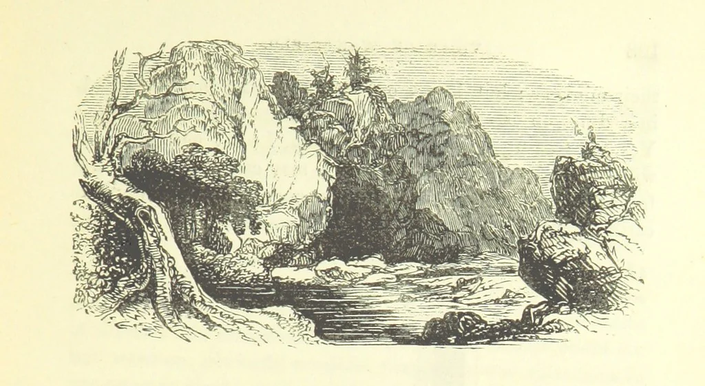 An illustration from The Vicar of Wakefield ... And a prefatory memoir by G. Moir Bussey ... Embellished with ... two hundred engravings on wood, etc, 1845, leaf 239