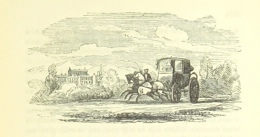 An illustration from The Vicar of Wakefield ... And a prefatory memoir by G. Moir Bussey ... Embellished with ... two hundred engravings on wood, etc, 1845, leaf 245