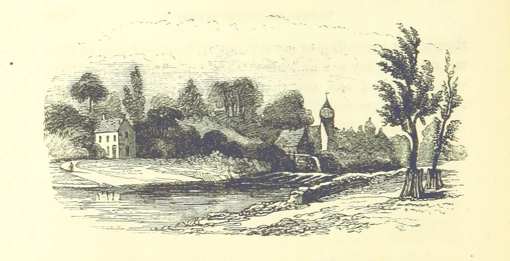 An illustration from The Vicar of Wakefield ... And a prefatory memoir by G. Moir Bussey ... Embellished with ... two hundred engravings on wood, etc, 1845, leaf 260