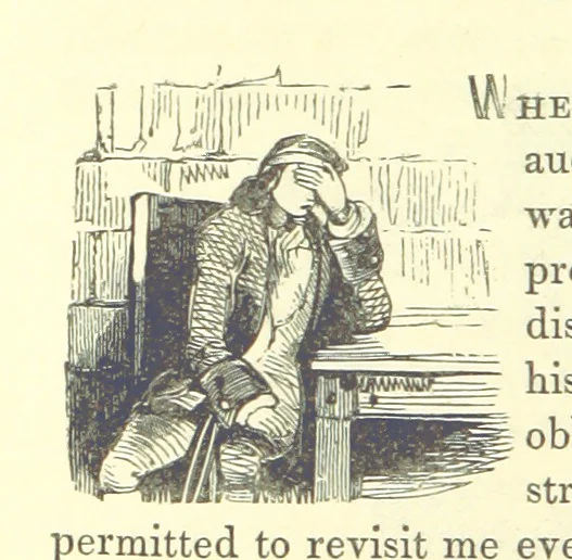 An illustration from The Vicar of Wakefield ... And a prefatory memoir by G. Moir Bussey ... Embellished with ... two hundred engravings on wood, etc, 1845, leaf 266