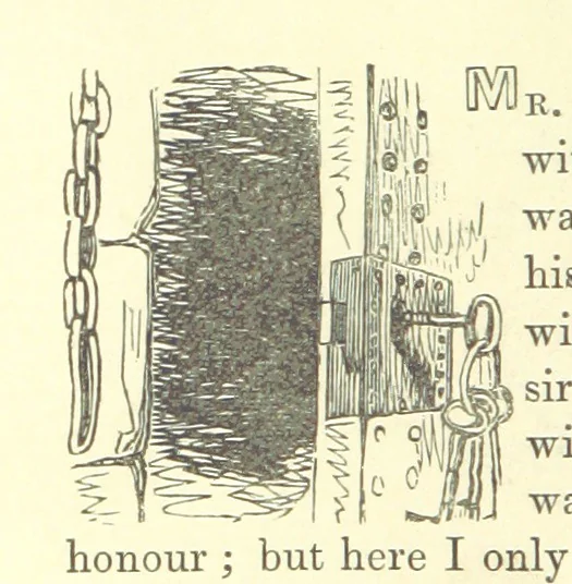 An illustration from The Vicar of Wakefield ... And a prefatory memoir by G. Moir Bussey ... Embellished with ... two hundred engravings on wood, etc, 1845, leaf 276
