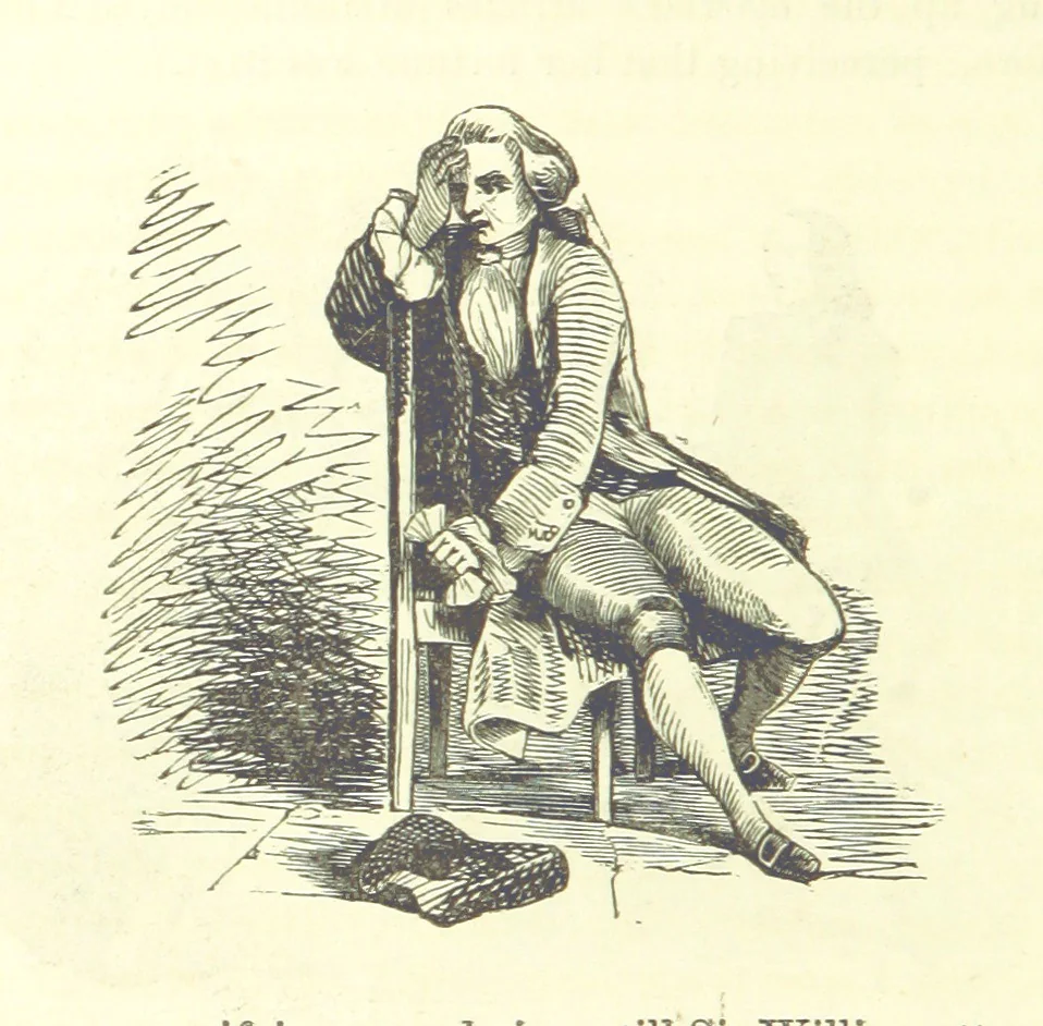 An illustration from The Vicar of Wakefield ... And a prefatory memoir by G. Moir Bussey ... Embellished with ... two hundred engravings on wood, etc, 1845, leaf 286
