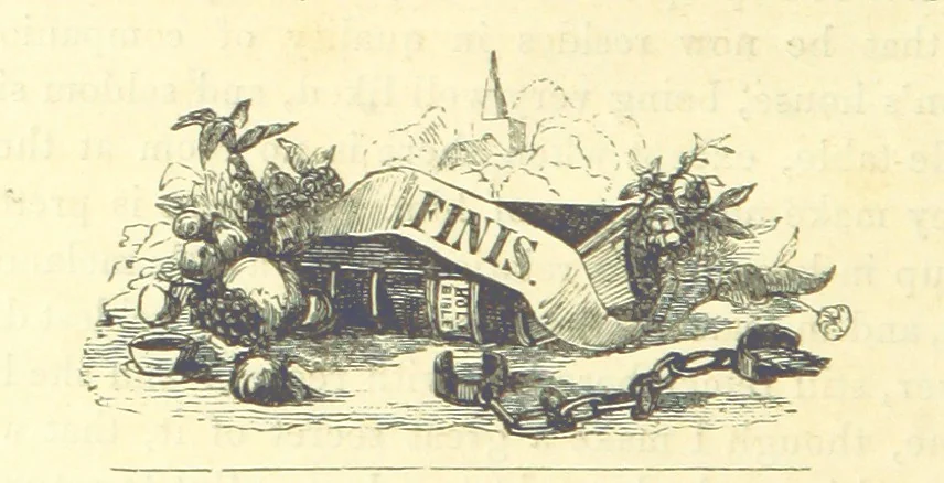 An illustration from The Vicar of Wakefield ... And a prefatory memoir by G. Moir Bussey ... Embellished with ... two hundred engravings on wood, etc, 1845, leaf 300