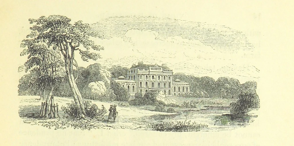 An illustration from The Vicar of Wakefield ... And a prefatory memoir by G. Moir Bussey ... Embellished with ... two hundred engravings on wood, etc, 1845, leaf 47