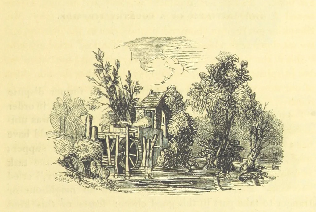 An illustration from The Vicar of Wakefield ... And a prefatory memoir by G. Moir Bussey ... Embellished with ... two hundred engravings on wood, etc, 1845, leaf 67