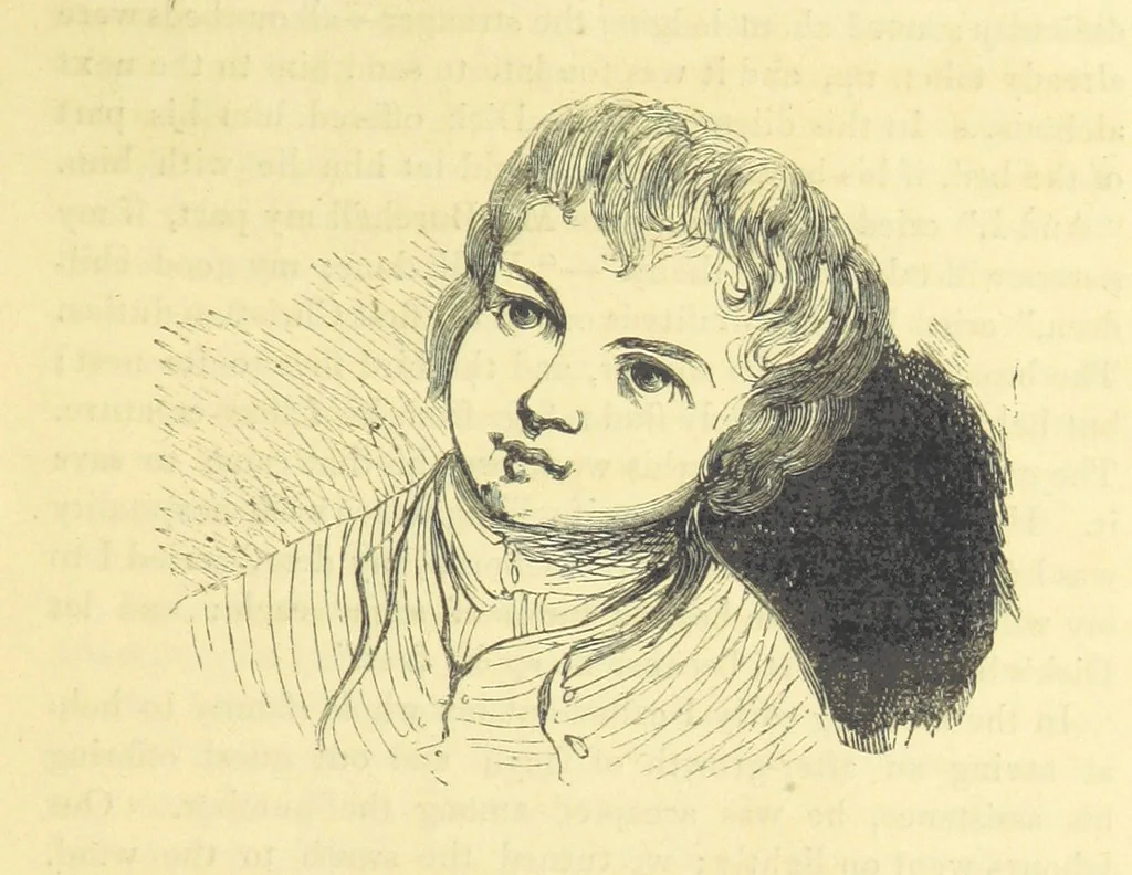 An illustration from The Vicar of Wakefield ... And a prefatory memoir by G. Moir Bussey ... Embellished with ... two hundred engravings on wood, etc, 1845, leaf 69